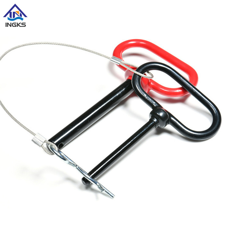 Pino de manilha tipo Q de precisão, alça de liberação fácil com extremidade perfurada