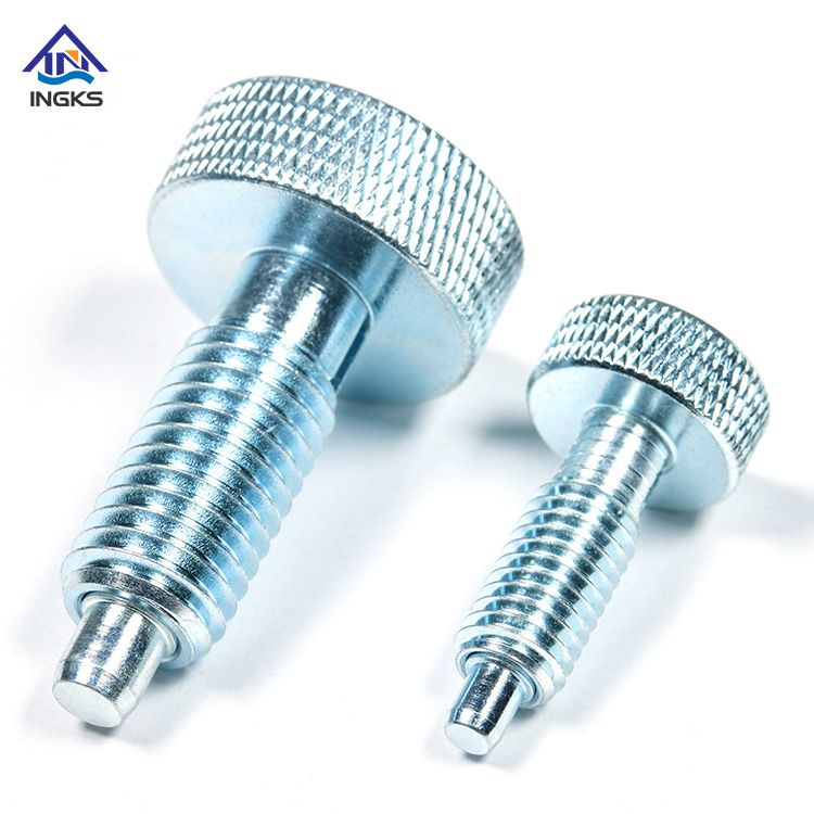  IKS425 Diamond Knurled Cheese Head Pull Knob Indexing Screw Atuador