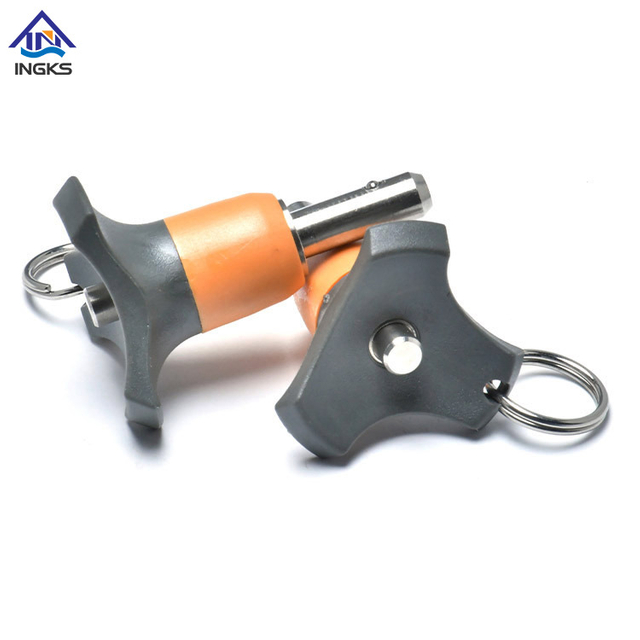 Cabeça de flor com alça de botão de anel Pino de bola de liberação rápida