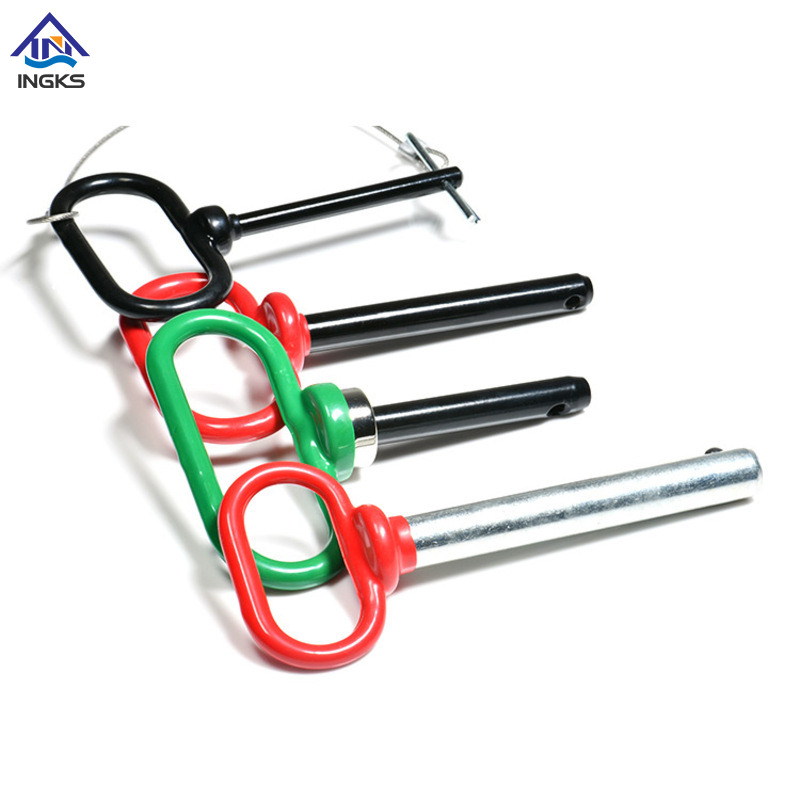 Pino de manilha tipo Q de precisão, alça de liberação fácil com extremidade perfurada