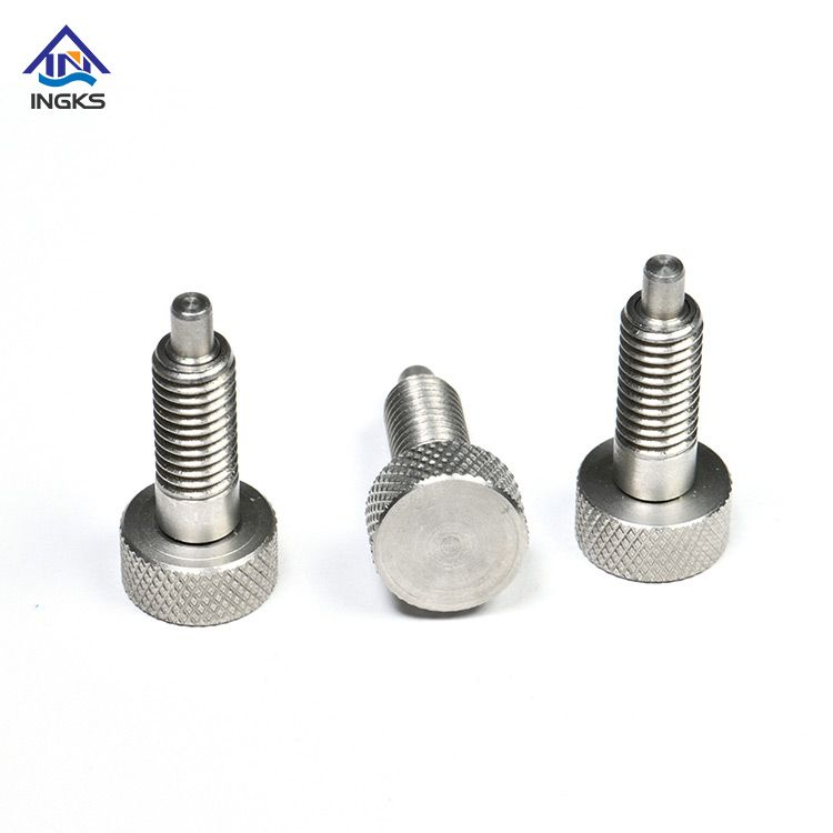  IKS425 Diamond Knurled Cheese Head Pull Knob Indexing Screw Atuador