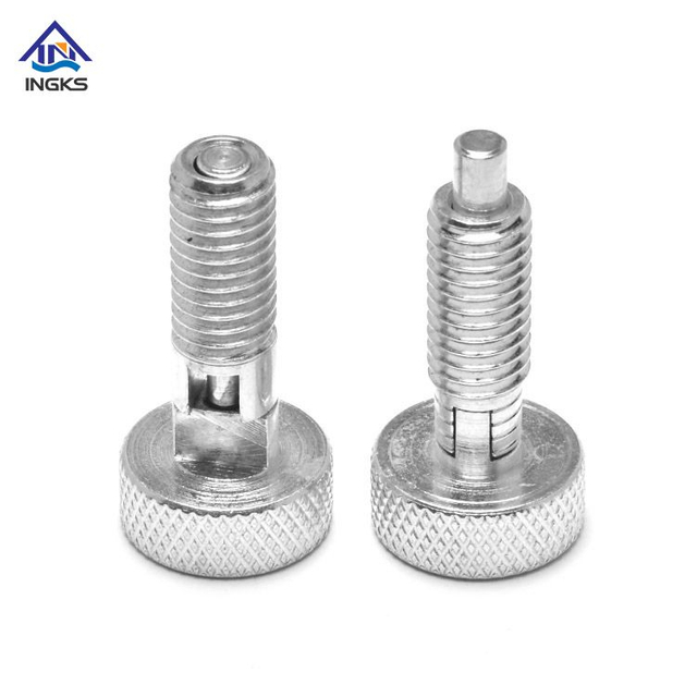  IKS425 Diamond Knurled Cheese Head Pull Knob Indexing Screw Atuador