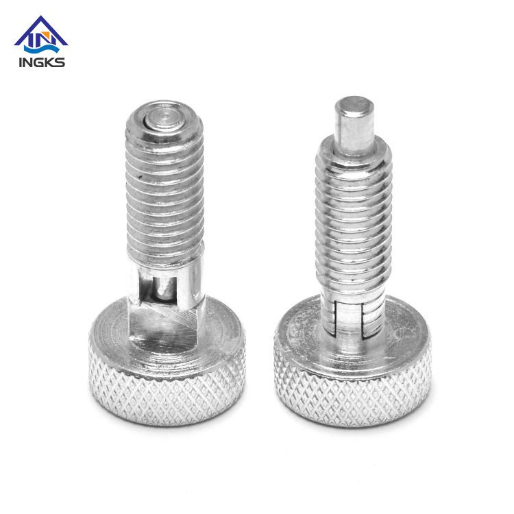  IKS425 Diamond Knurled Cheese Head Pull Knob Indexing Screw Atuador