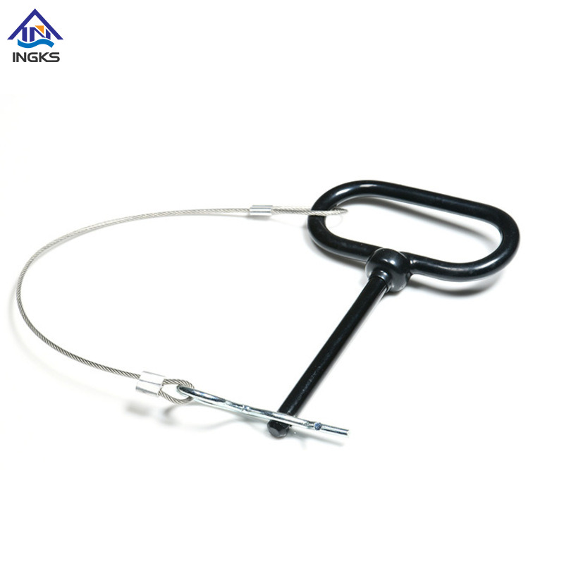 Pino de manilha tipo Q de precisão, alça de liberação fácil com extremidade perfurada