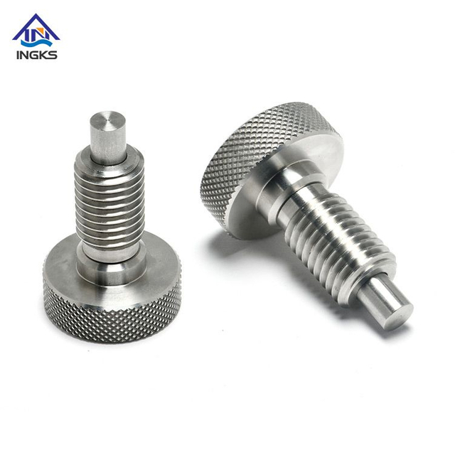  IKS425 Diamond Knurled Cheese Head Pull Knob Indexing Screw Atuador