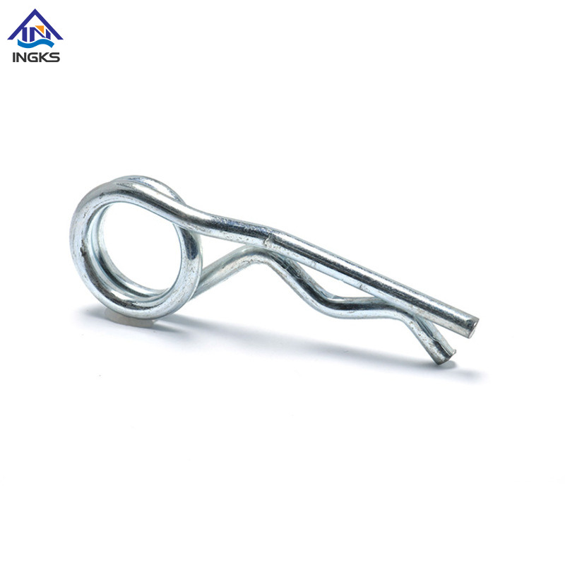 Pino de pino de mola de mola de mola de bobina dupla de aço