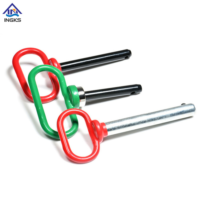 Pino de manilha tipo Q de precisão, alça de liberação fácil com extremidade perfurada