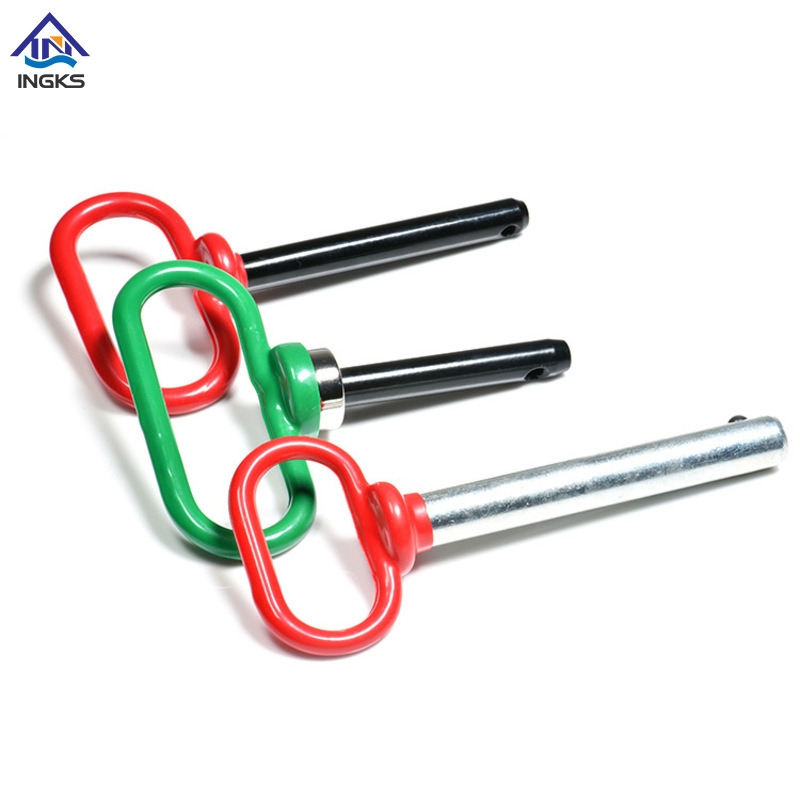 Pino de manilha tipo Q de precisão, alça de liberação fácil com extremidade perfurada