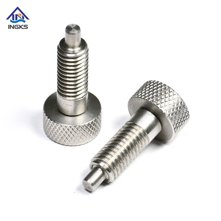  IKS425 Diamond Knurled Cheese Head Pull Knob Indexing Screw Atuador